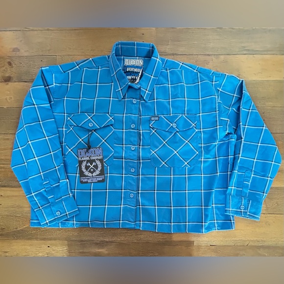 DIXXON Flannel Co. Brentwood Blue
Plaid Waistline Flannel NWT - Picture 5 of 13